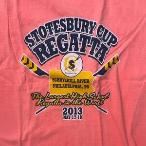 Gildan Coral Stotesbury Cup Regatta Tank Top size small